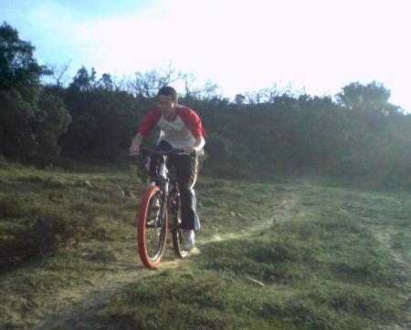 Moi dans la descente...